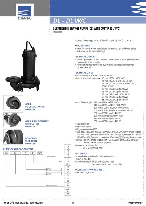 ebara centrifugal pump catalogue|ebara submersible pump catalogue pdf.